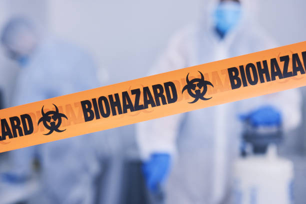 Professional Infectious Disease Decontamination technician working in New Braunfels, TX